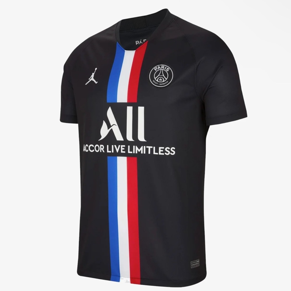 Jordan X Paris Saint-Germain 19/20 Stadium Fourth Jersey Size XLarge NWOT - Picture 3 of 14